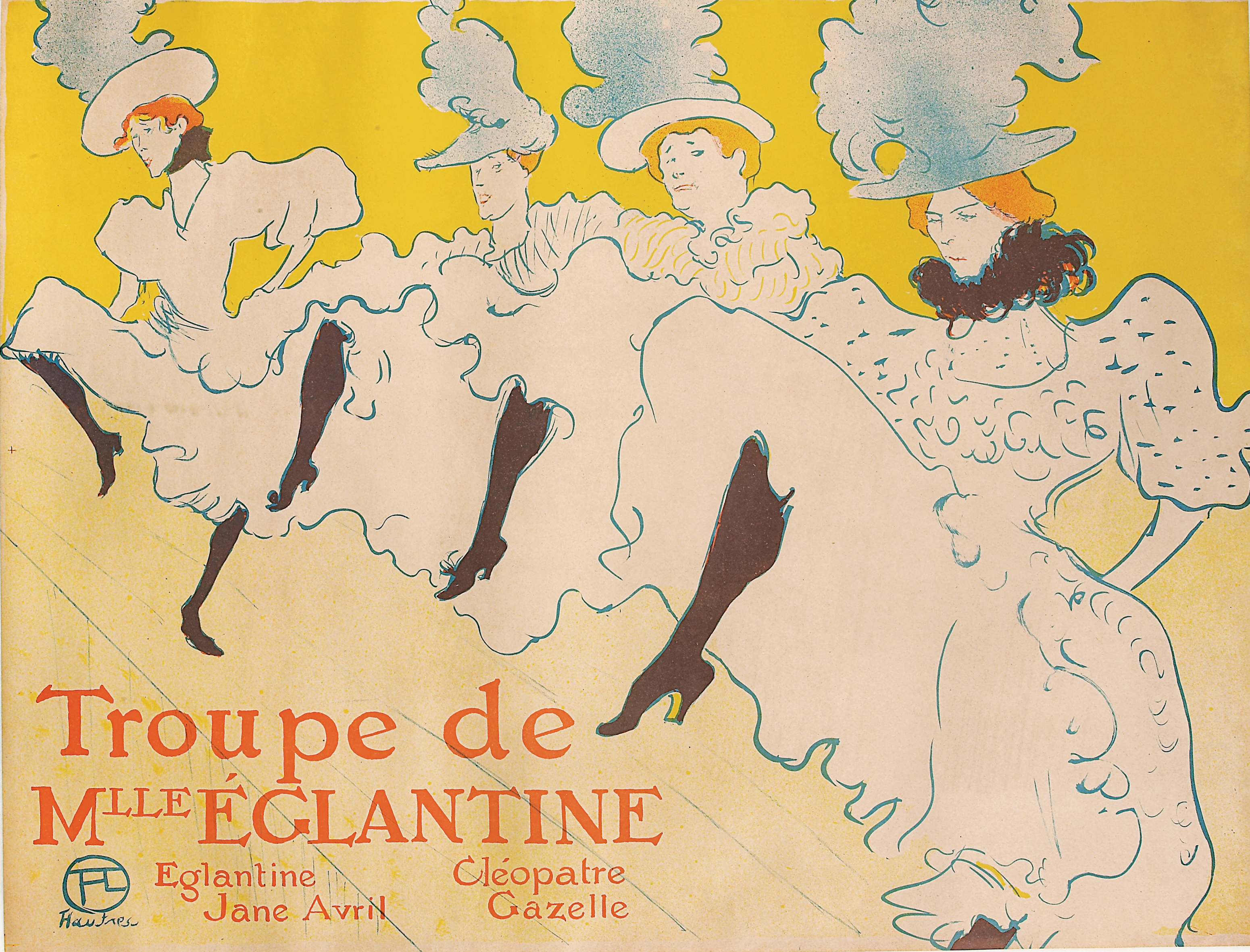 Henri De Toulouse Lautrec La Troupe De Mademoiselle Églantine 1896