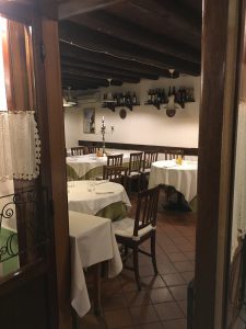 tavoli ai Do Mori di Castelfranco