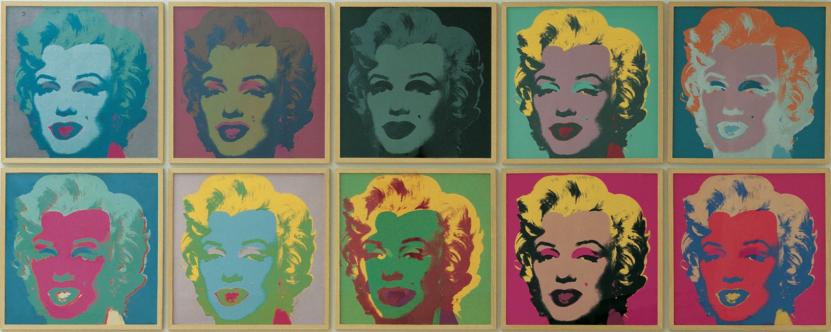 CAMERA POP: Andy-Warhol-Marylin-1967-porfolio-di-10-serigrafia