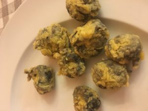 Osteria Santino: lumache dorate - ph Silvana Delfuoco