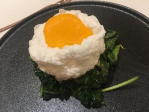 B.RILLO: uovo in due cotture - ph Silvana Delfuoco