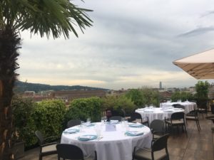 Turin Palace Hotel: la terrazza - ph Silvana Delfuoco