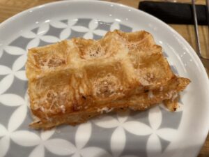 waffle al Parmigiano - ph Silvana Delfuoco